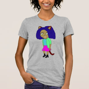T-shirt chibi catgirl