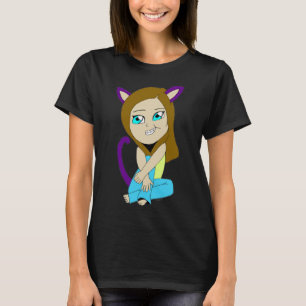 T-shirt chibi catgirl