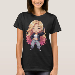 T-shirt Chibi Cutie — une conception joyeuse, ludique et c