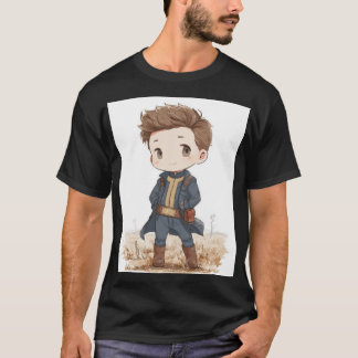 T-shirt Chibi Explorateur Résidant dans le Vault | Cute Re