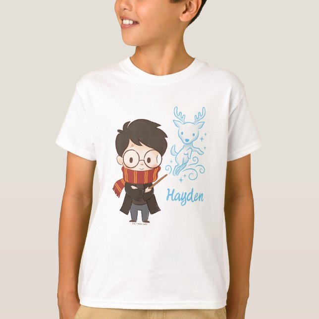 T-shirt Chibi HARRY POTTER™ Patronus (Devant)