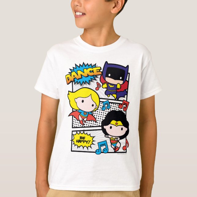 T-shirt Chibi Héros Danse (Devant)