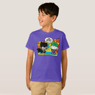 T-shirt Chibi Joker Pranking Chibi Batman