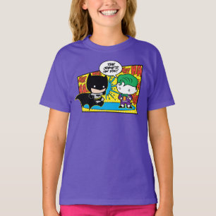 T-shirt Chibi Joker Pranking Chibi Batman