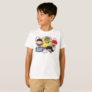 T-shirt Chibi Justice League of America Explosion
