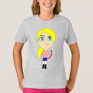 T-shirt chibi "mauvaise fille"