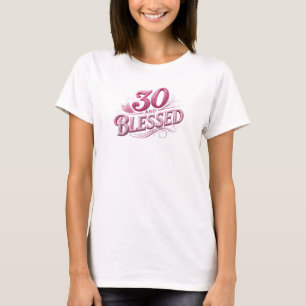 T-shirt Chic 30 ET BÉNI Graphisme de luxe