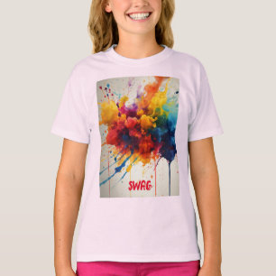T-shirt "Chic à l'encre : Tee de femmes avec Swag"