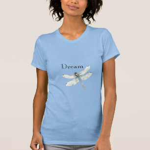 T-shirt Chic Blue Dragonfly Dream