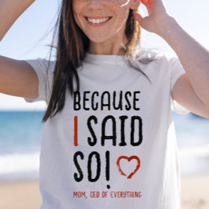 T-shirt Chic Drôle Patron Maman Citation Humour Typographi