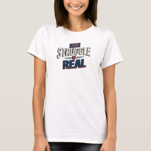 T-shirt Chic Or L'ENFER C'EST VRAI Bijou à Porter