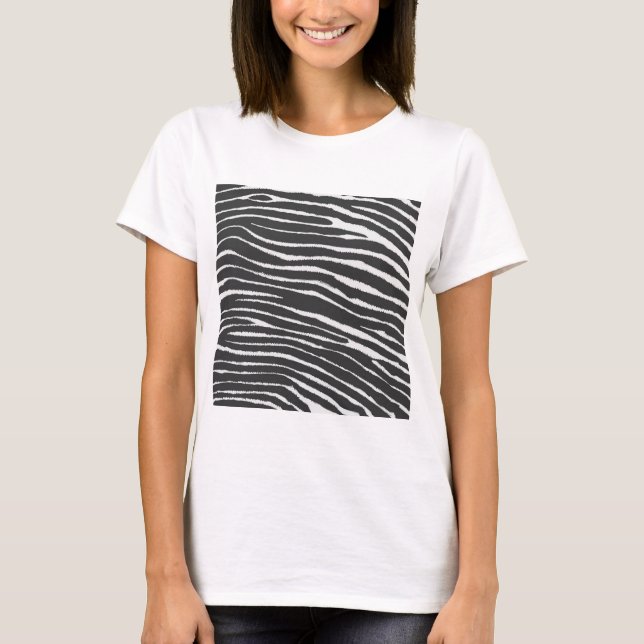 T-shirt Chic Zebra Print (Devant)