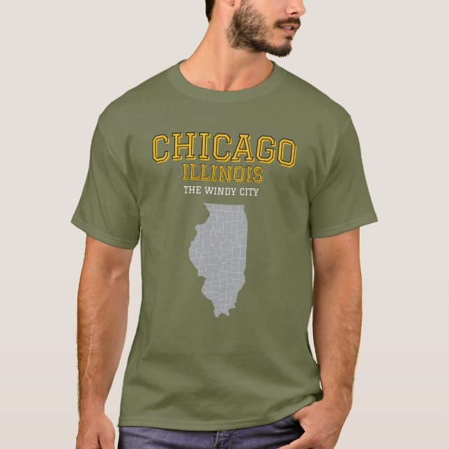 T-shirt Chicago  (Devant)