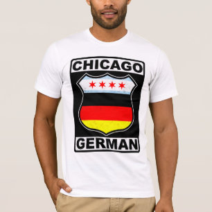 T-shirt Chicago Allemand Américain
