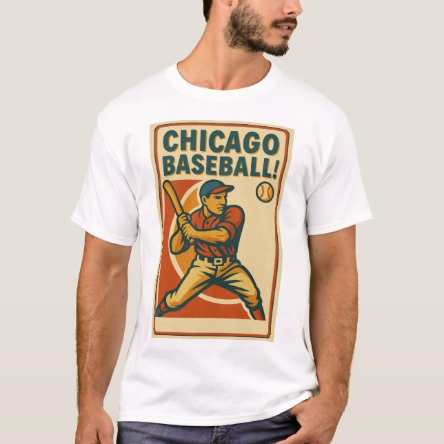 T-shirt Chicago Baseball ! (Devant)