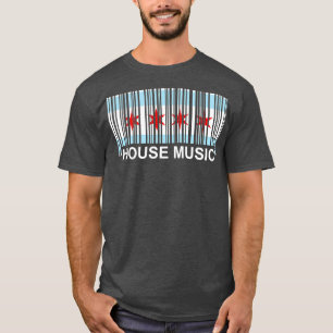 T-shirt Chicago House Music - Code Barcode EDM DJ Illinois