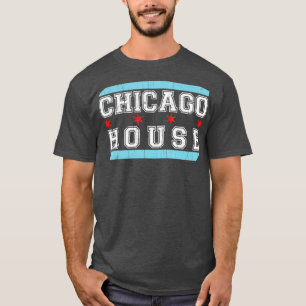 T-shirt Chicago House Music - DJ DJ Drapeau