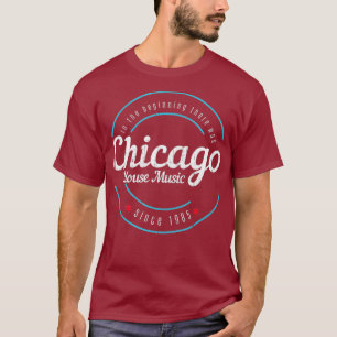 T-shirt Chicago House Music Retro DJ Disco Cadeau