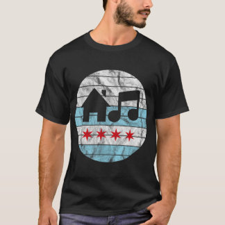 T-shirt Chicago House Music Vintage DJ EDM 