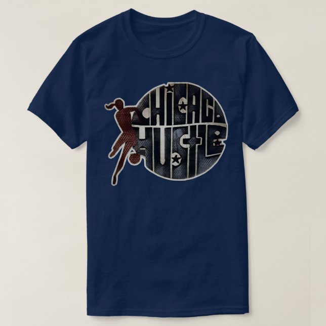 T-shirt Chicago Hustle Basketball (Design devant)