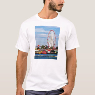 T-shirt Chicago IL - Roue de Ferris au pilier de marine