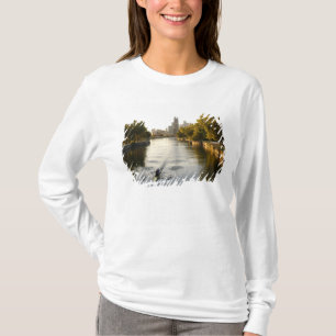 T-shirt Chicago, Illinois, rameurs dans le lagon de Lincol