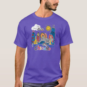 T-shirt Chicago Kids Skyline