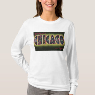 T-shirt Chicago, l'Illinois (nuit)