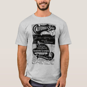 T-shirt Chicago Northwestern 1898 Chicago à Californie