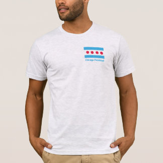 T-shirt Chicago Pickleball avec drapeau de Chicago