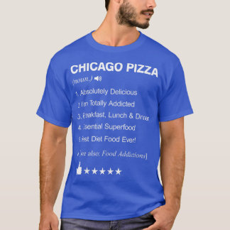 T-shirt Chicago Pizza Définition Signifiant Drôle