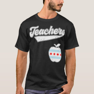T-shirt Chicago Teachers Fund Notre Futur Red For Ed