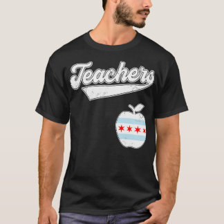 T-shirt Chicago Teachers Fund Notre Futur Red For Ed