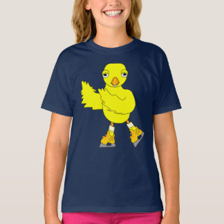 T-shirt Chick de patinage sur glace