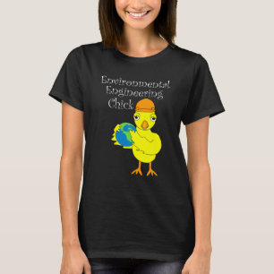 T-shirt Chick d'ingénierie de l'environnement