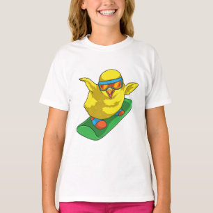 T-shirt Chick Snowboard Snowboard