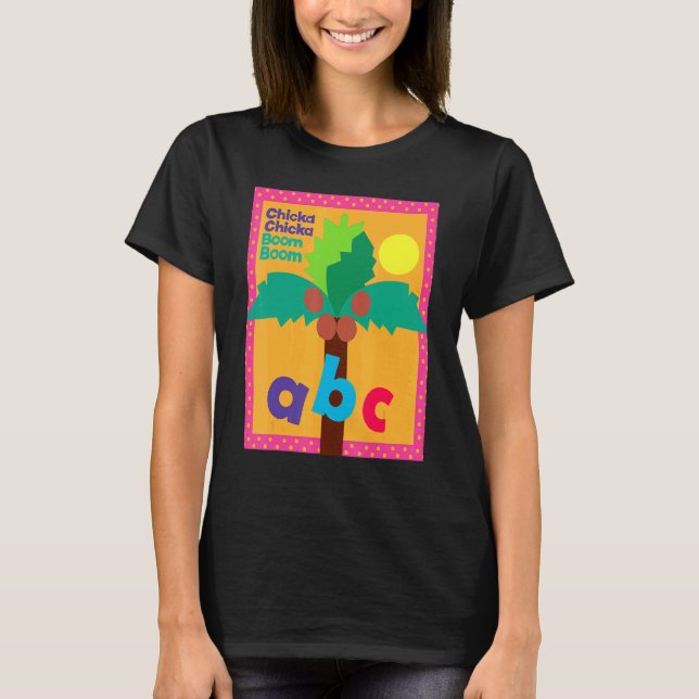 T-shirt Chicka Chicka Boom Boom Enfants Apprendre (Devant)