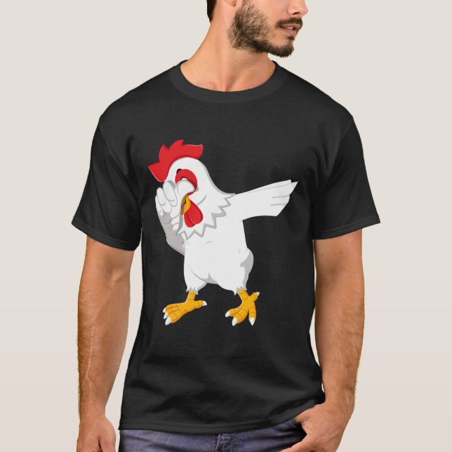 T-shirt Chicken Dab   (Devant)