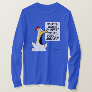 T-shirt Chicken existentiel par Sandra Boynton