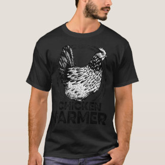 T-shirt Chicken Farmer Agriculture Agriculteur Farmer Farm