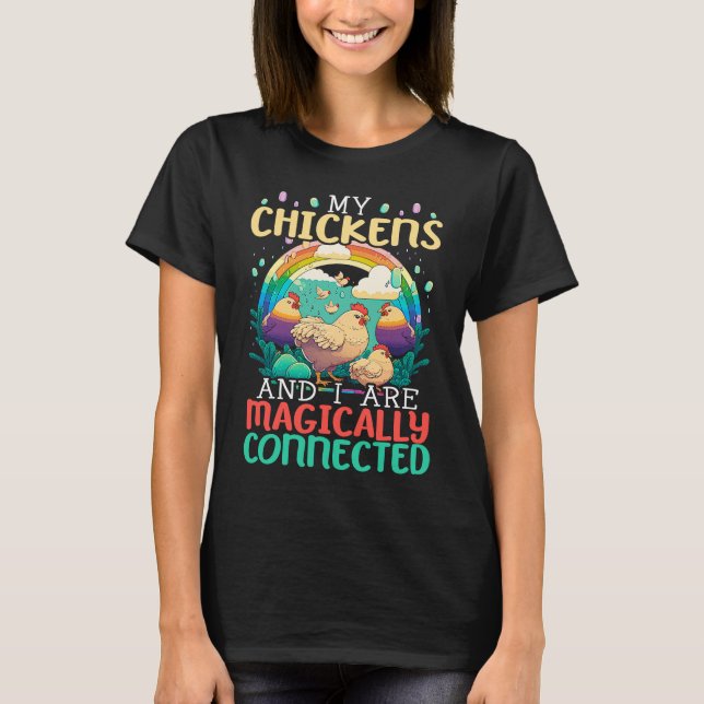 T-shirt Chicken Farmer Chicken Whisper Farm Animal Poultry (Devant)