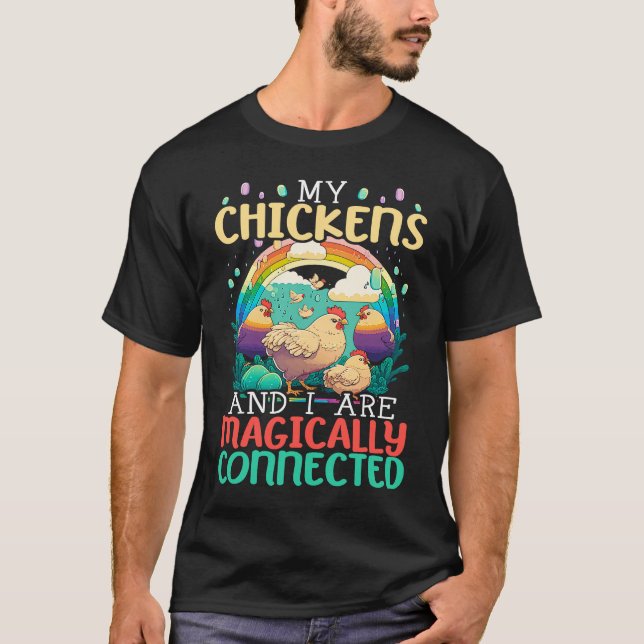 T-shirt Chicken Farmer Chicken Whisper Farm Animal Poultry (Devant)