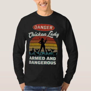 T-shirt Chicken Lover Danger Chic