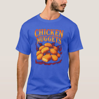T-shirt Chicken Nuggets Favorite Food Weird 90s Nuggets re