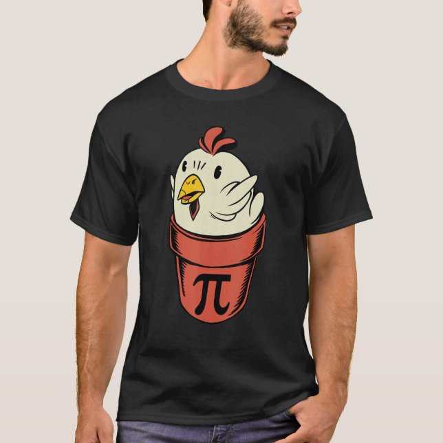 T-shirt Chicken Pot Pi  Pi Day Pun Math Student Teacher Pi (Devant)