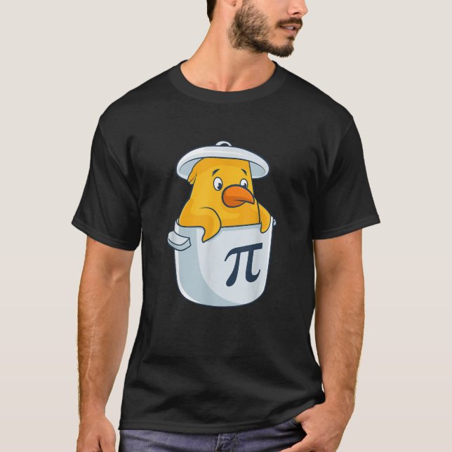 T-shirt Chicken Pot Pie National Pi Day Pun Math Numbers M (Devant)