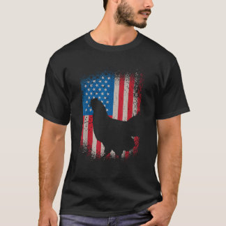 T-shirt Chicken USA Drapeau design pour Patriotic Farmer T