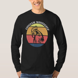T-shirt Chicken Whisperer Rooster Farm Animal Farmer Retro