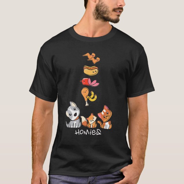 T-shirt Chicken Wing Hot Dog & Bologne (Devant)