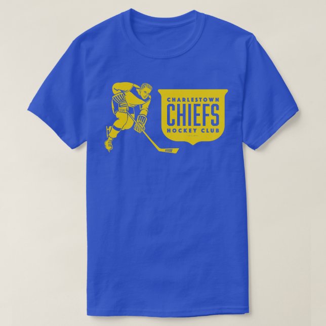 T-shirt Chiefs de Charlestown Jaune (Design devant)